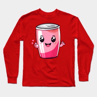 Soft drink cute T-Shirt cute giri Long Sleeve T-Shirt